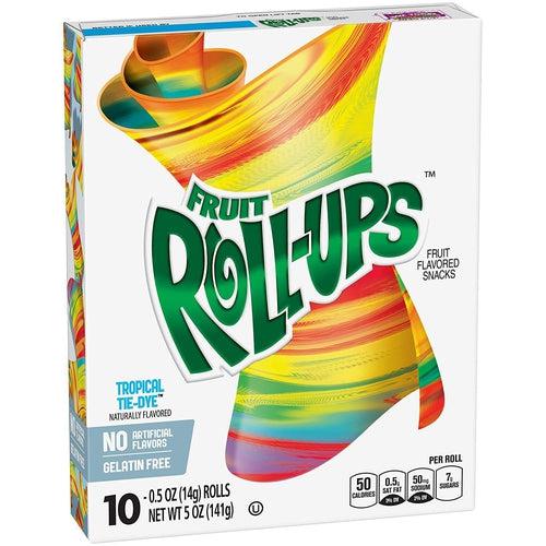 Fruit Rollups Tropical Tie-Dye 141g - Candy Mail UK