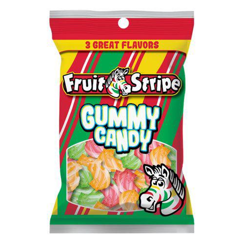 Fruit Stripe Gummy Candy 92g Best Before 30th Jan 2023 - Candy Mail UK