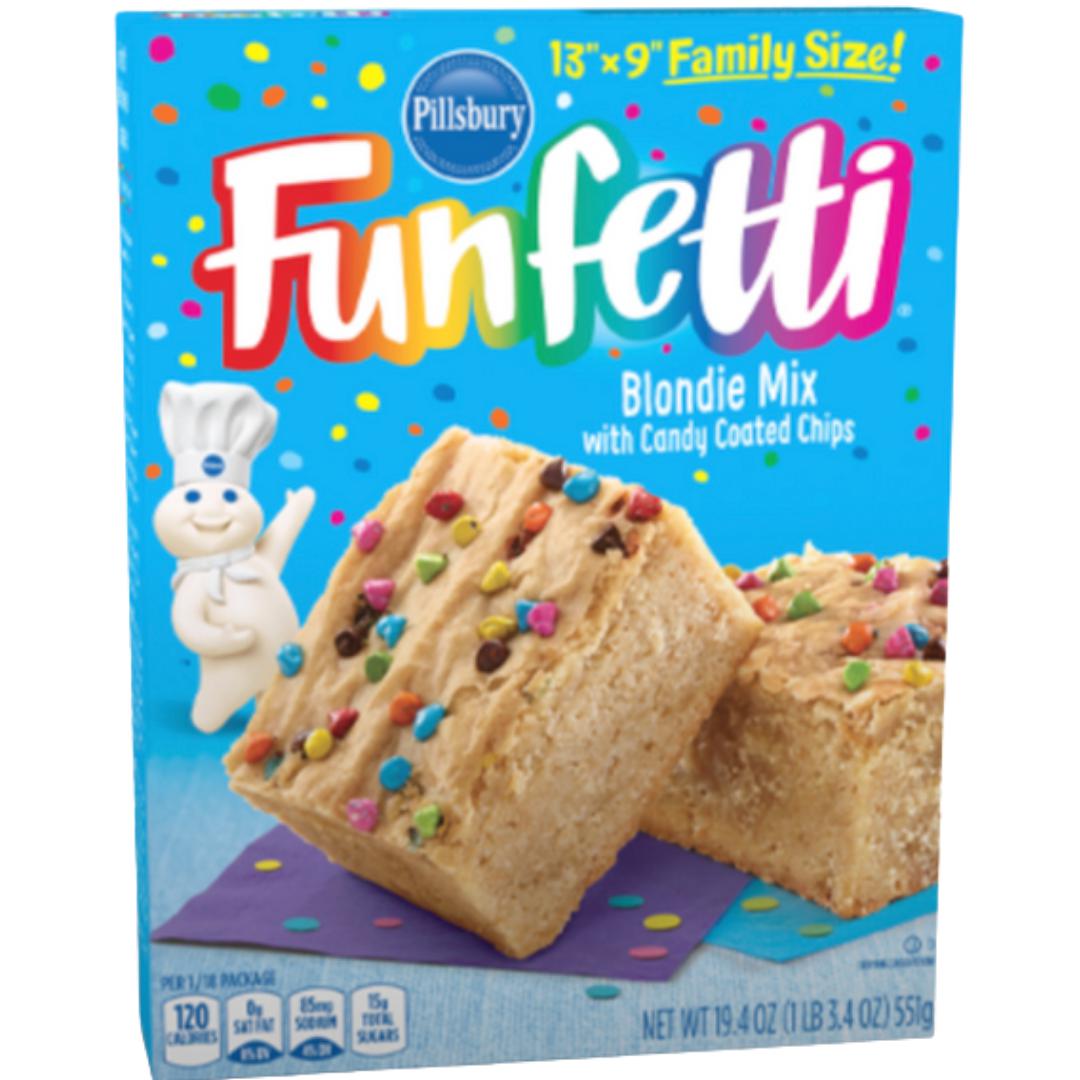 Funfetti Blondie Mix with Candy Chips 551g - Candy Mail UK