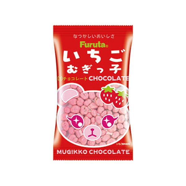 Furuta Mugikko Strawberry Chocolate Drops 11g - Candy Mail UK