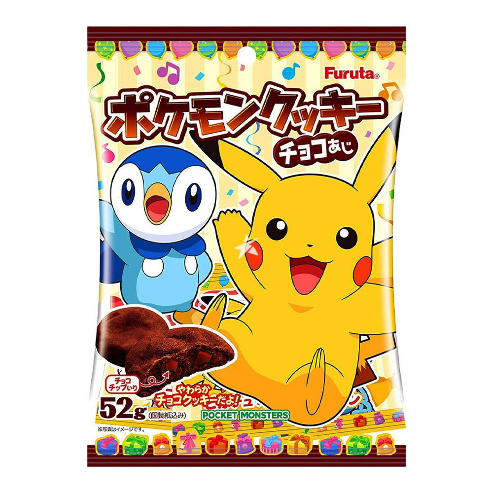Furuta Pokemon Chocolate Cookies 52g - Candy Mail UK