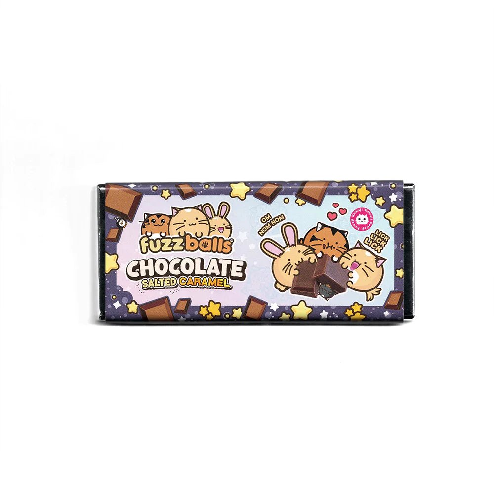 Fuzzballs Salted Caramel Chocolate Bar 50g - Candy Mail UK