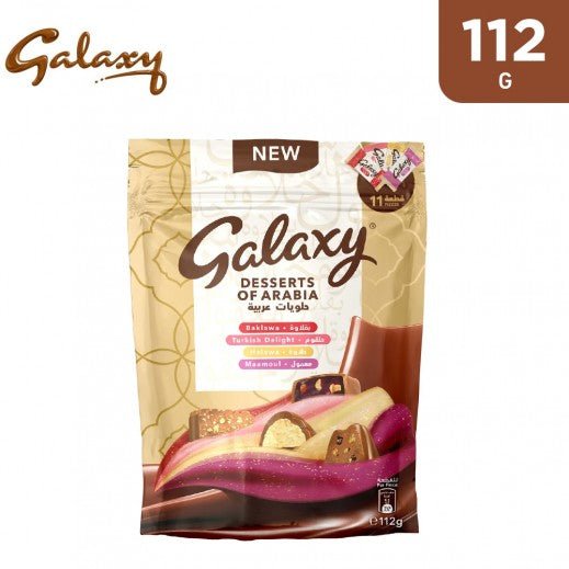Galaxy Desserts of Arabia 112g - Candy Mail UK