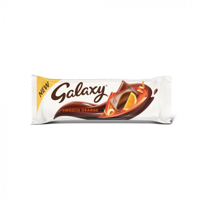 Galaxy Smooth Orange Chocolate Bar 42g - Candy Mail UK