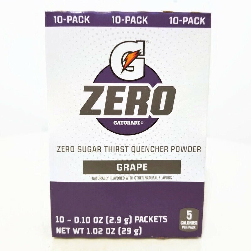 Gatorade Zero Grape Thirst Quencher Powder 27g - Candy Mail UK