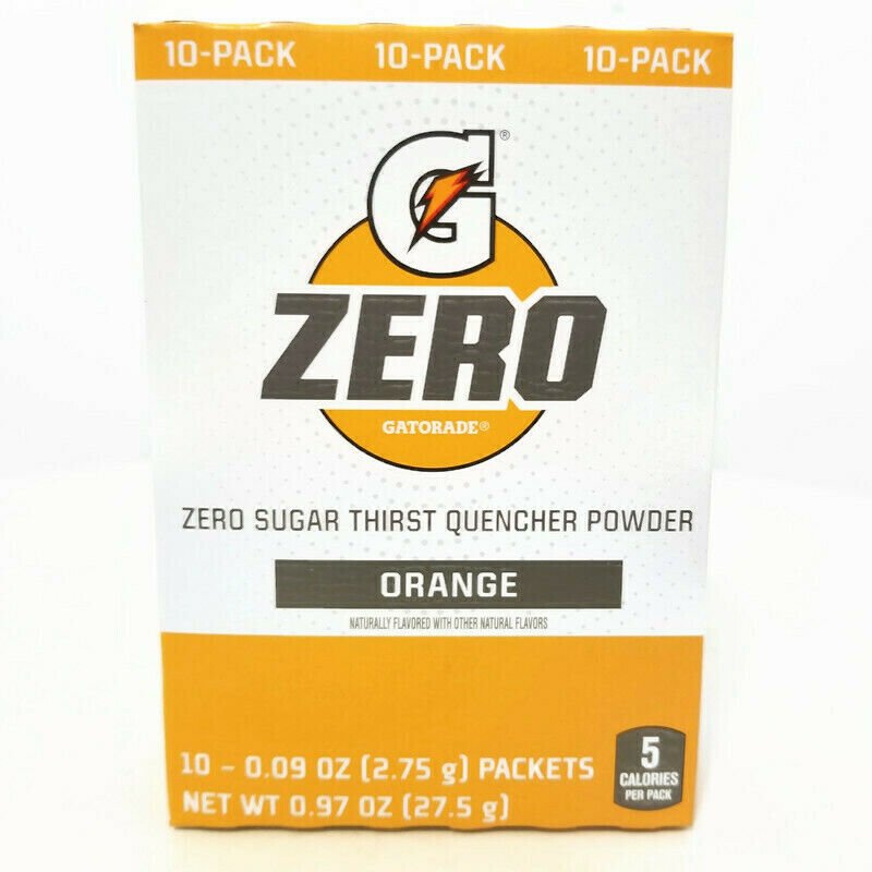 Gatorade Zero Orange Thirst Quencher Powder 27g - Candy Mail UK