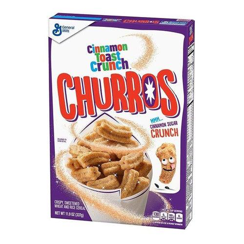 Gen Mills Cinnamon Crunch Churros Cereal 337g Best Before 19th October 2022 - Candy Mail UK