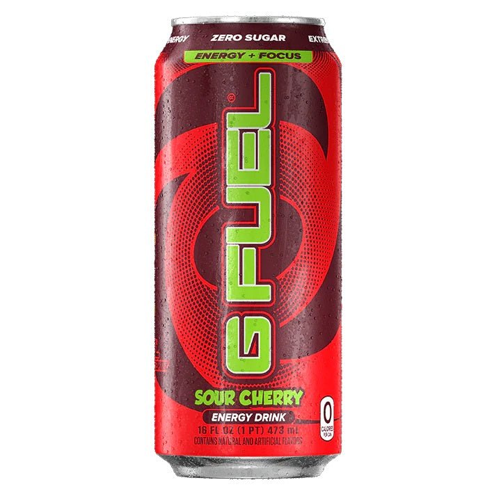 GFuel Sour Cherry Energy Drink 473ml - Candy Mail UK