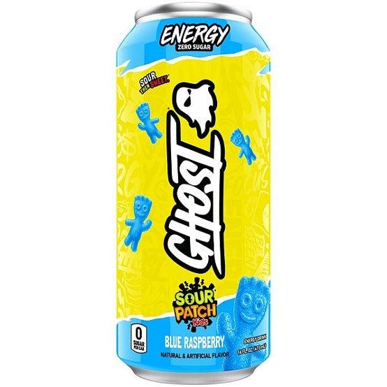Ghost Energy Sour Patch Kids Blue Raspberry 473ml - Candy Mail UK