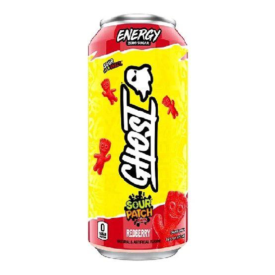 Ghost Energy Sour Patch Kids Redberry 473ml - Candy Mail UK