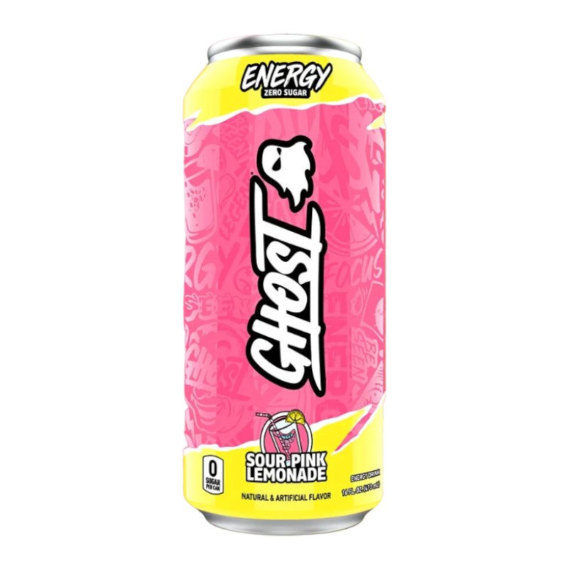 Ghost Energy Sour Pink Lemonade 473ml - Candy Mail UK