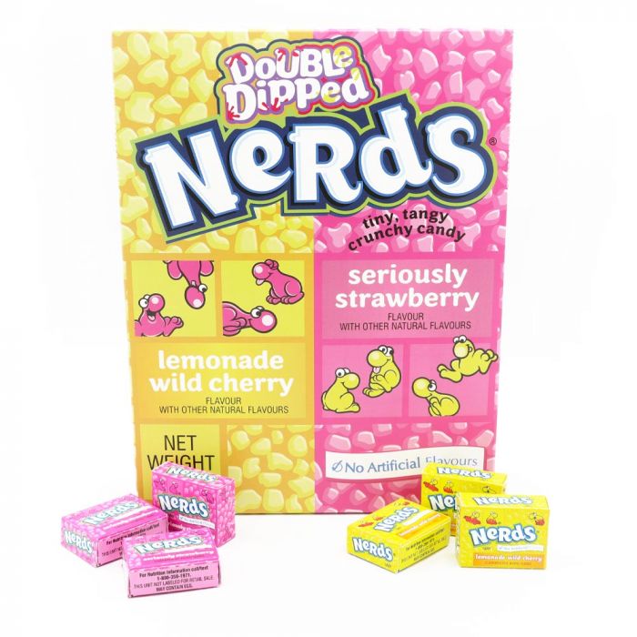 Giant Nerds Box Lemonade and Strawberry 250g - Candy Mail UK