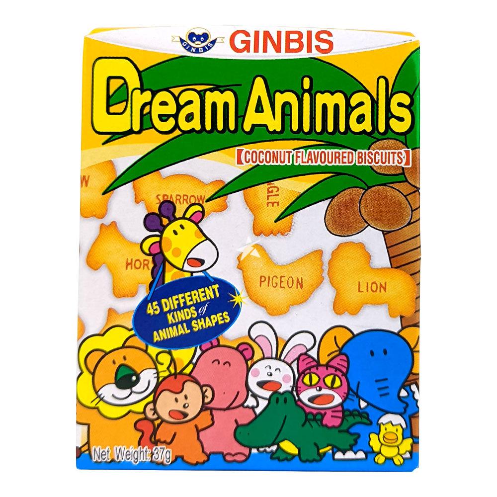 Ginbis Coconut Flavoured Biscuits 37g - Candy Mail UK