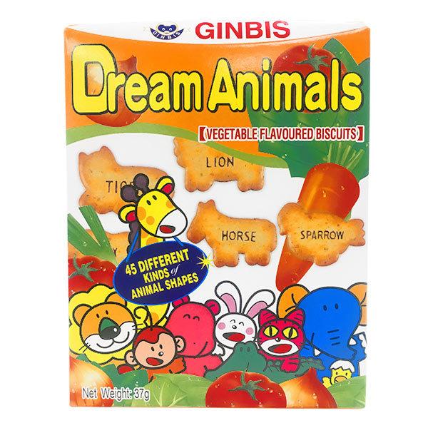 Ginbis Vegetable Flavoured Biscuits 37g - Candy Mail UK