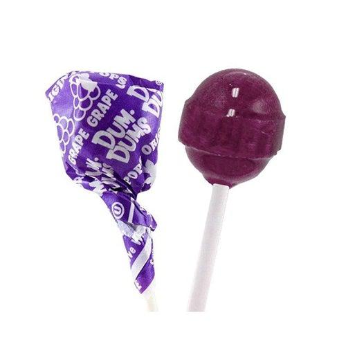 Grape Dum Dum Lollipops Six Pieces - Candy Mail UK