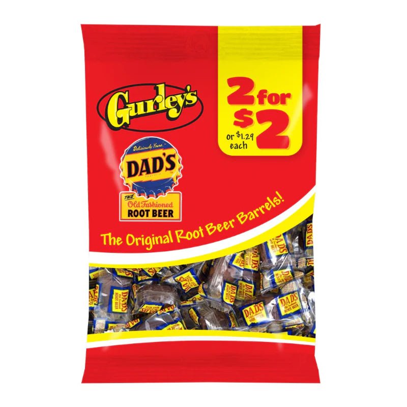 Gurley's Dad's Root Beer Barrels 78g - Candy Mail UK