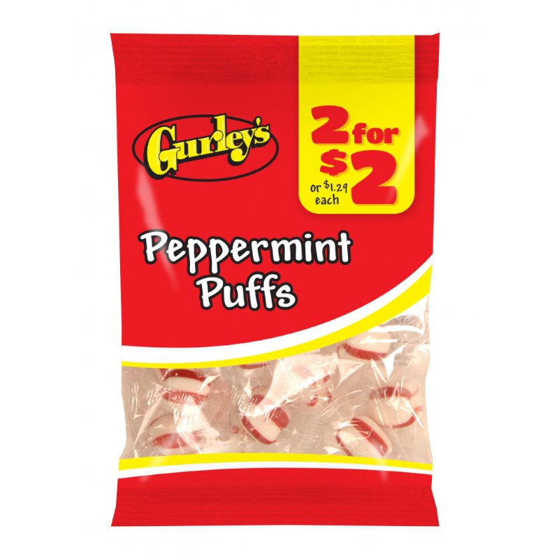 Gurley's Peppermint Puffs 43g - Candy Mail UK