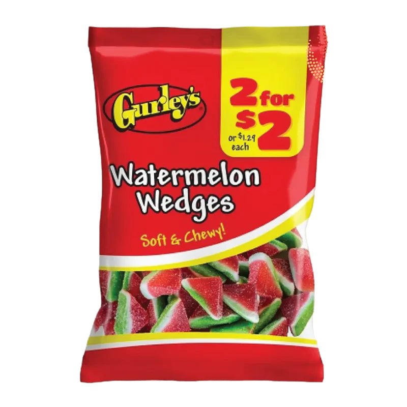 Gurley's Watermelon Wedges 71g - Candy Mail UK