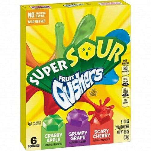 Gushers Super Sour Pack 136g - Candy Mail UK