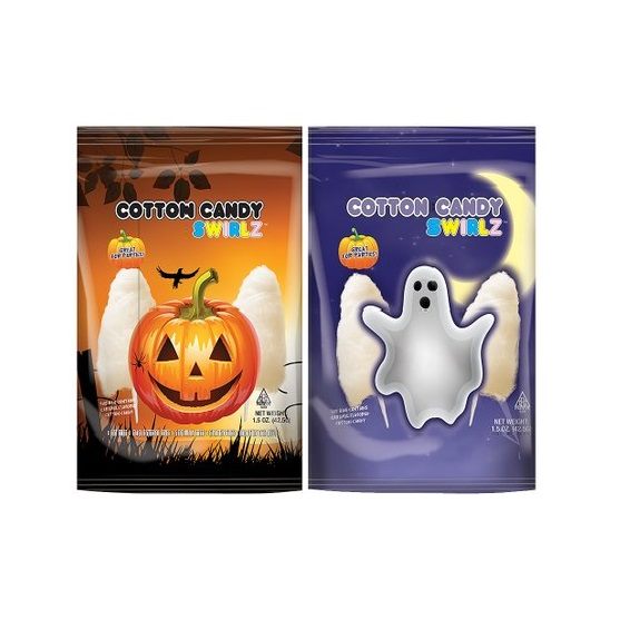 Halloween Cotton Candy Swirls 43g - Candy Mail UK
