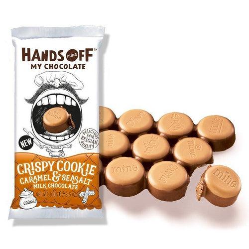 Hand's Off My Chocolate Crispy Cookie Caramel and Seasalt 100g - Candy Mail UK