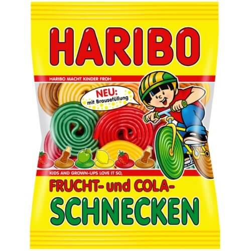 Haribo Bunte Schnecken (Germany) 160g - Candy Mail UK