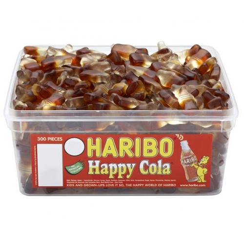 Haribo Cola Bottles Tub 625g - Candy Mail UK
