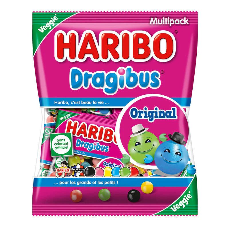 Haribo Dragibus (France) Multipack 250g - Candy Mail UK