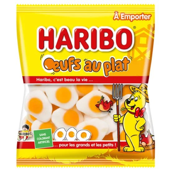 Haribo Eufs Au Plat (France) 120g - Candy Mail UK