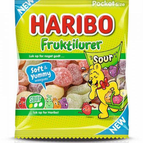 Haribo Fruktilurer Sour (Sweden) 80g - Candy Mail UK