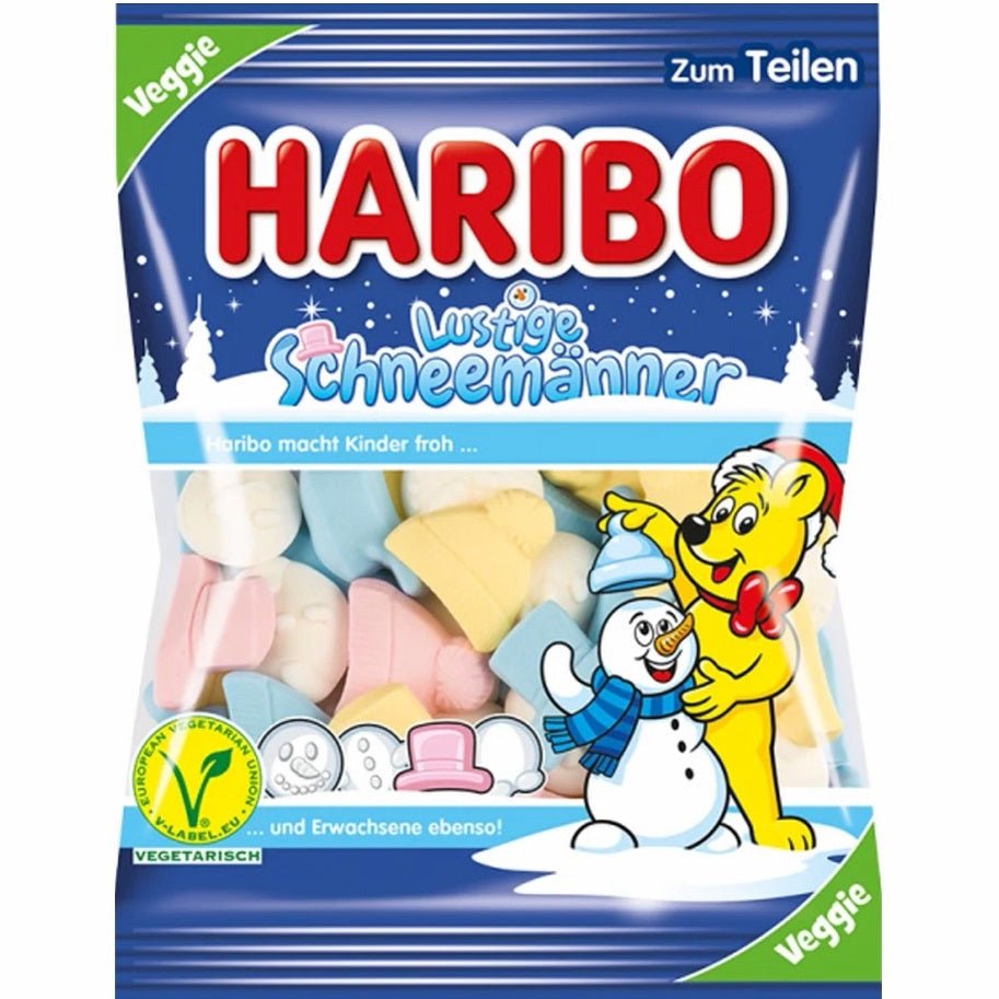 Haribo Funny Snowmen (Germany) 175g - Candy Mail UK