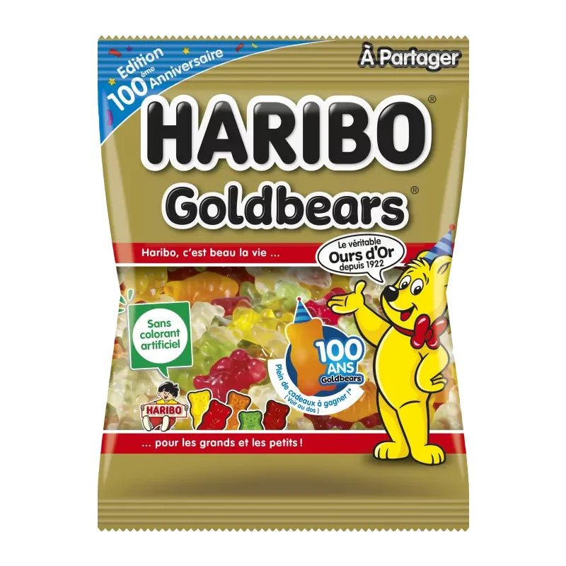 Haribo Goldbears 100th Anniversary (France) 120g Candy Mail UK