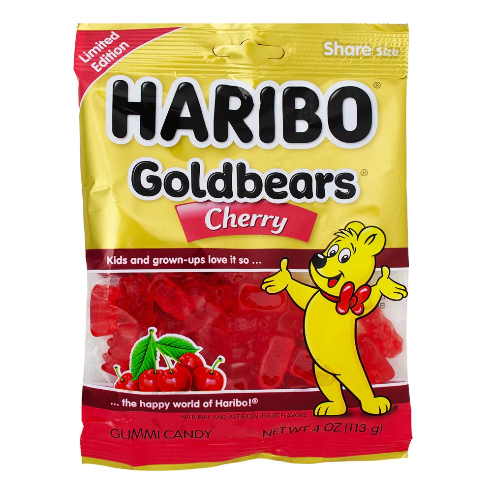 Haribo Goldbears Cherry (USA) 113g - Candy Mail UK