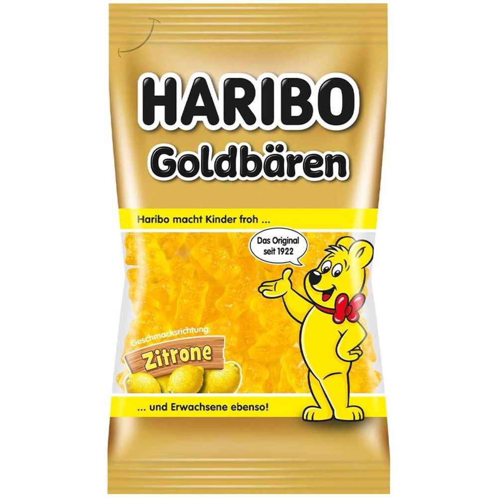 Haribo Goldbears Lemon (Germany) 75g - Candy Mail UK