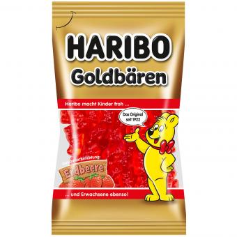 Haribo Goldbears Strawberry (Germany) 75g - Candy Mail UK