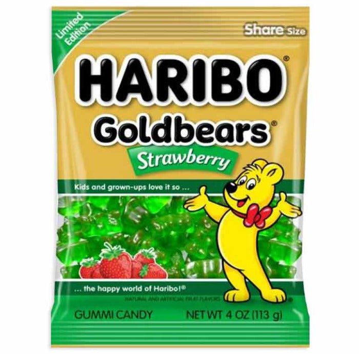 Haribo Goldbears Strawberry (USA) 113g - Candy Mail UK