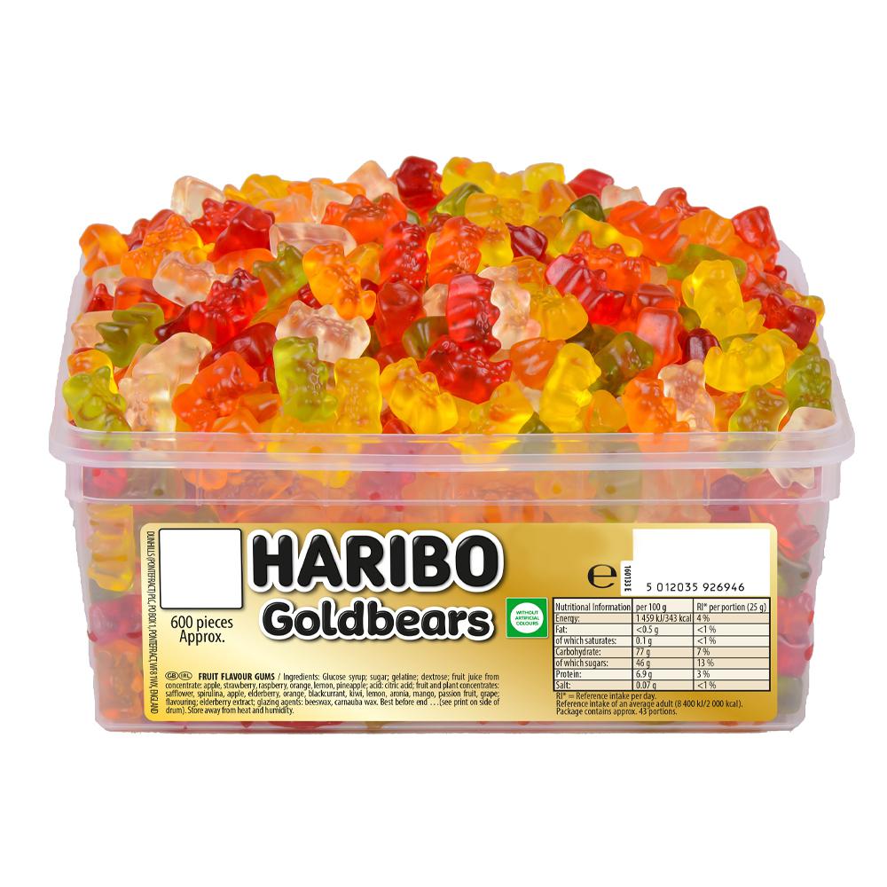 Haribo Goldbears Tub 675g - Candy Mail UK
