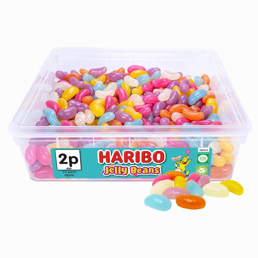 Haribo Jelly Beans Tub 750g - Candy Mail UK
