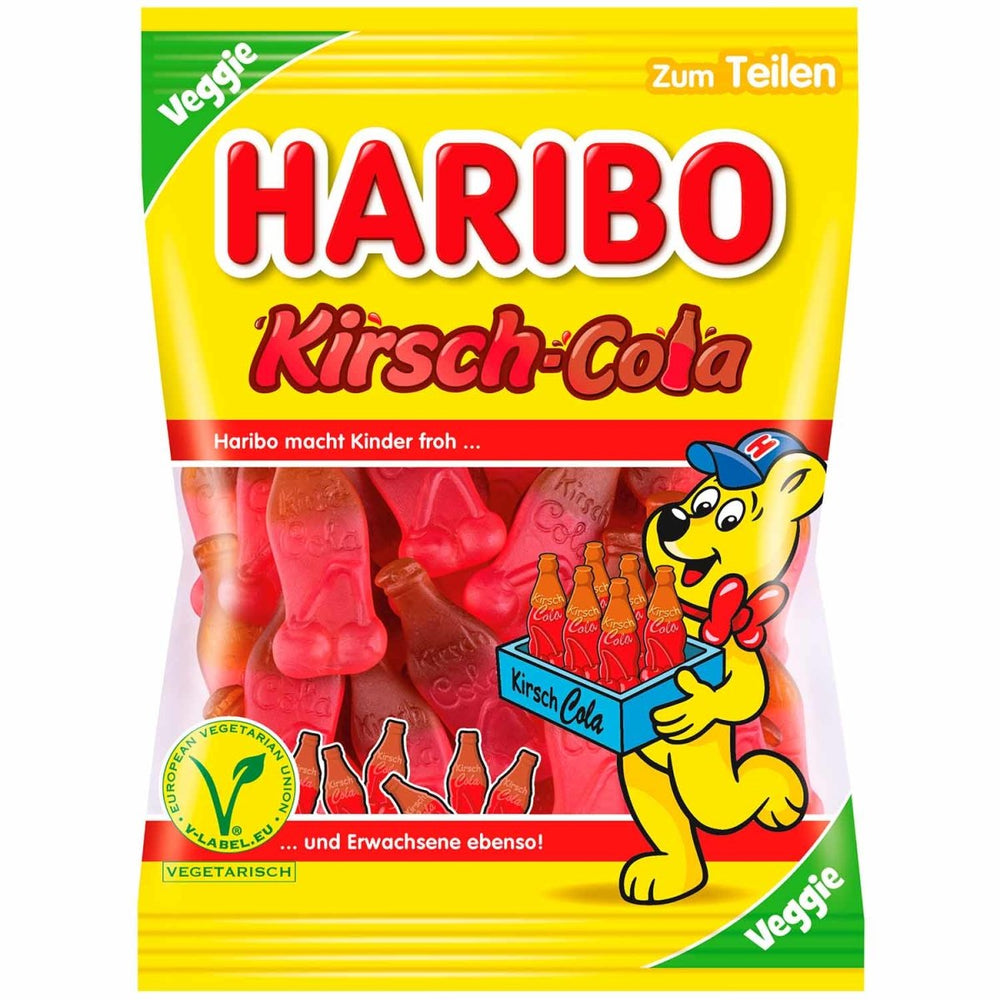 Haribo Kirsch Cola (Germany) 175g - Candy Mail UK