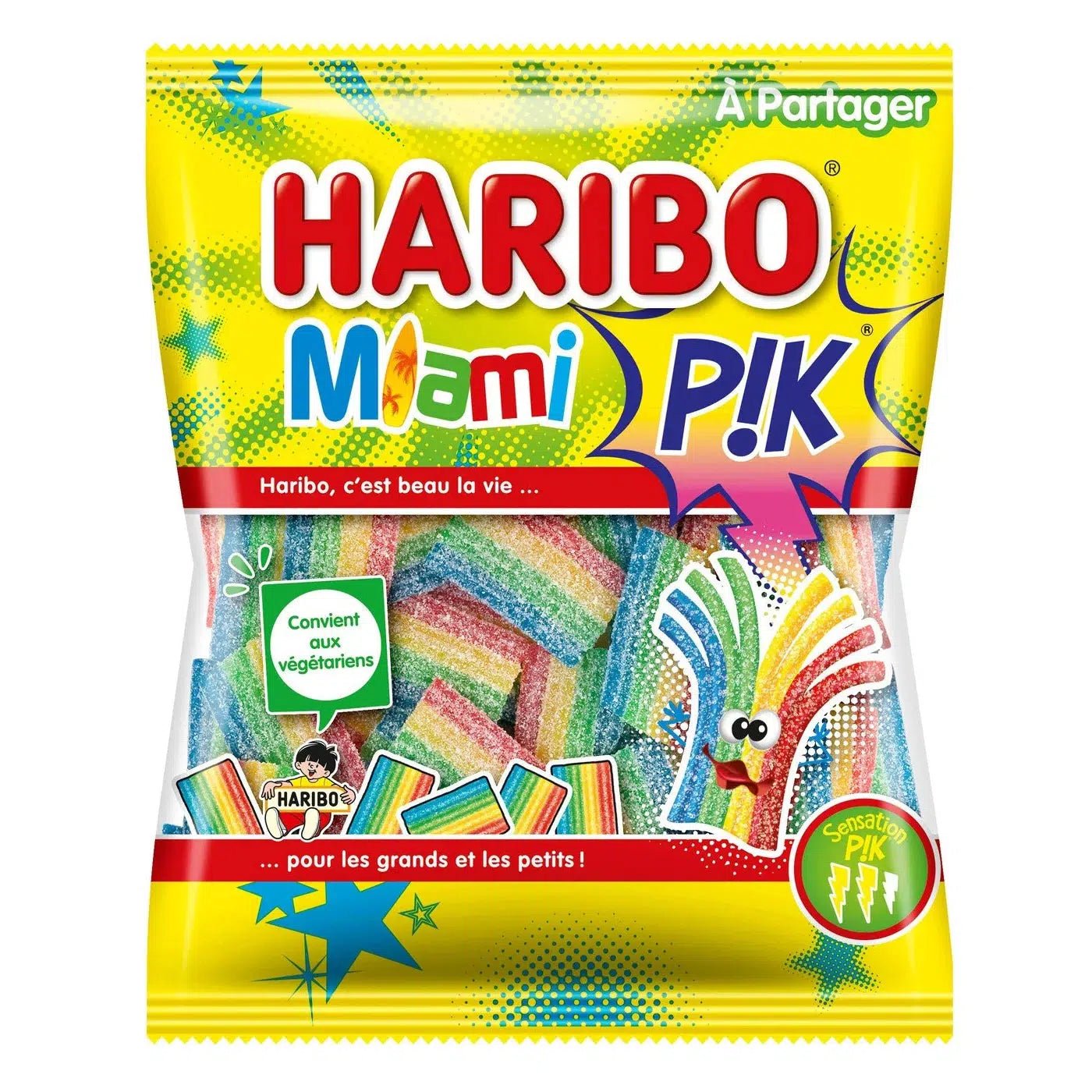 Haribo Miami PIK (France) 120g - Candy Mail UK