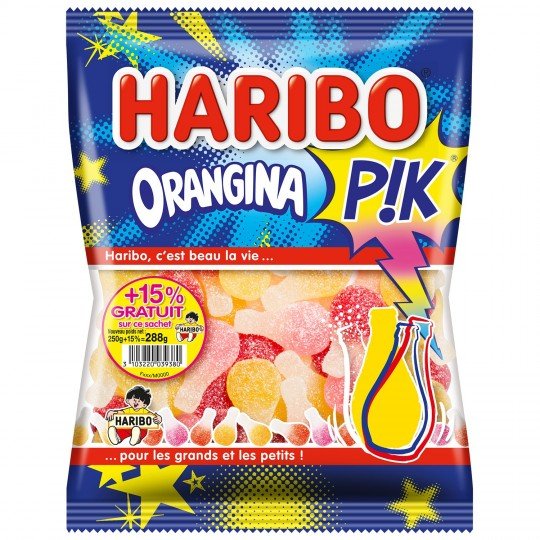 Haribo Oringina PIK (France) 250g - Candy Mail UK