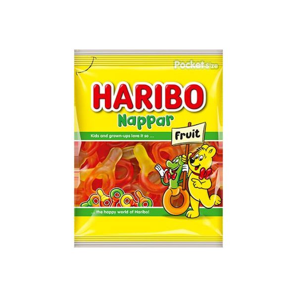 Haribo Pacifiers Fruit (Sweden) 80g - Candy Mail UK