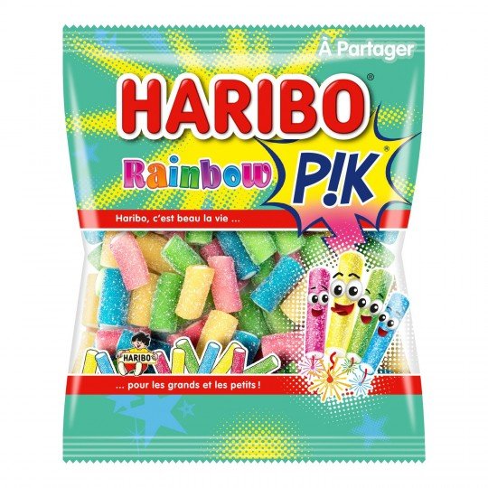 Haribo Rainbow PIK (France) 120g - Candy Mail UK
