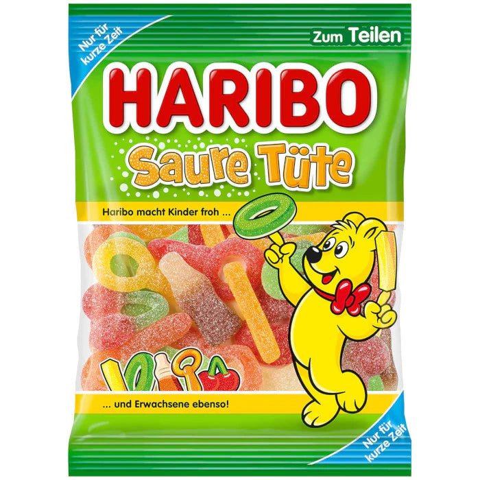 Haribo Saure Tute (Germany) 175g - Candy Mail UK
