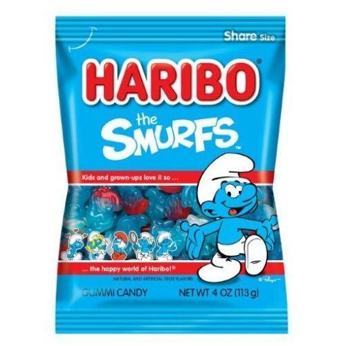 Haribo Smurfs Bag 113g - Candy Mail UK