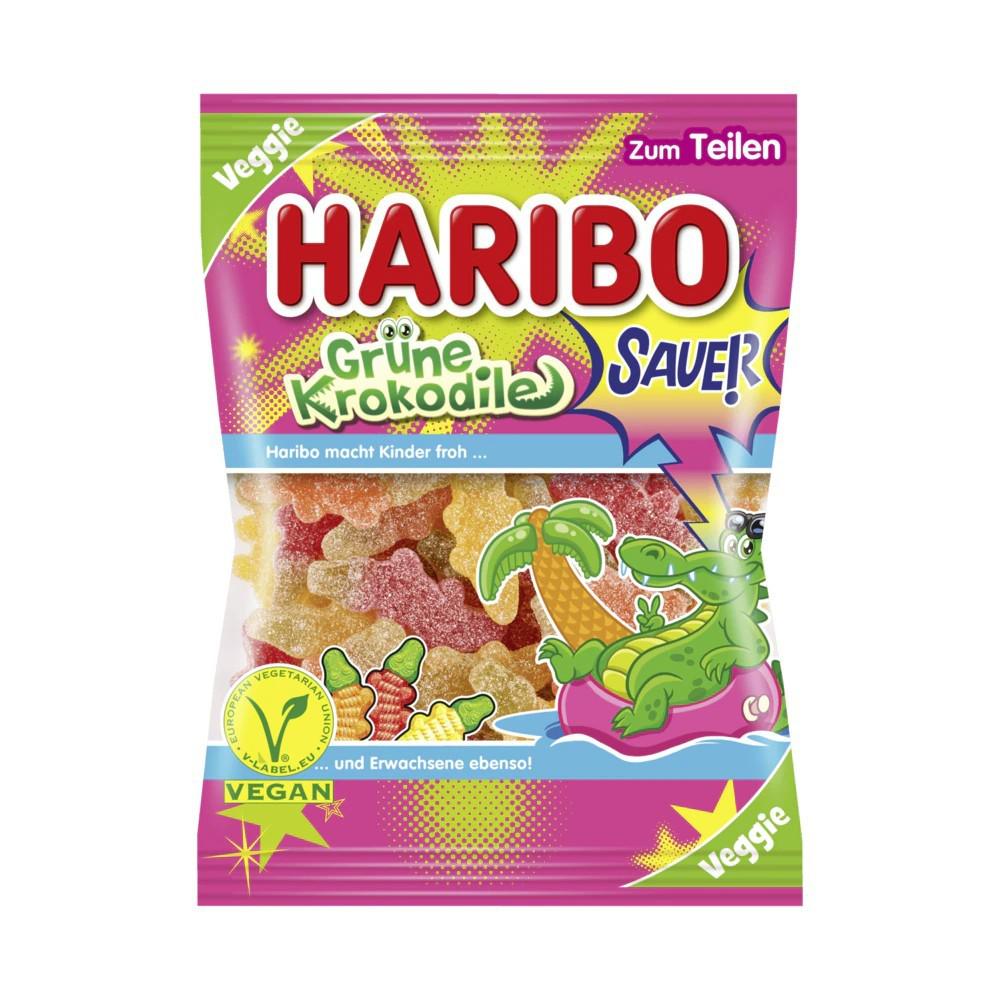 Haribo Sour Crocodile (Germany) 200g - Candy Mail UK