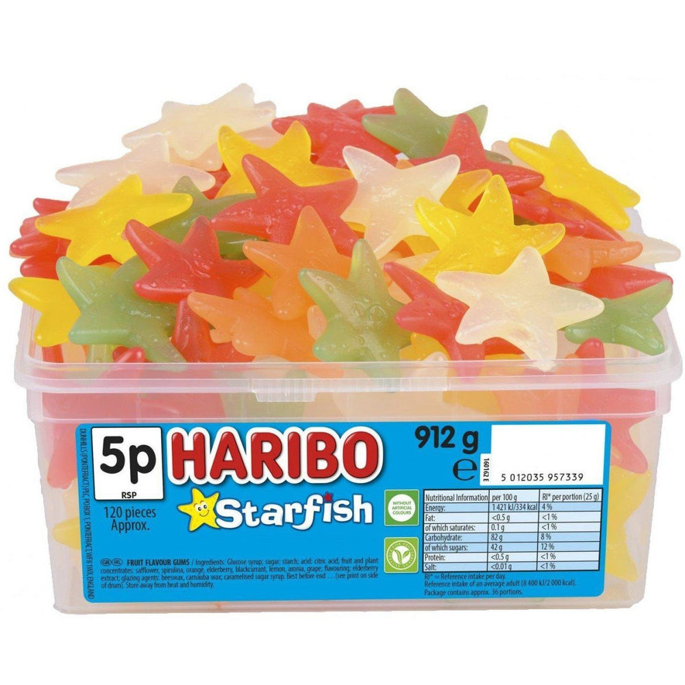 Haribo Starfish Tub 852g - Candy Mail UK