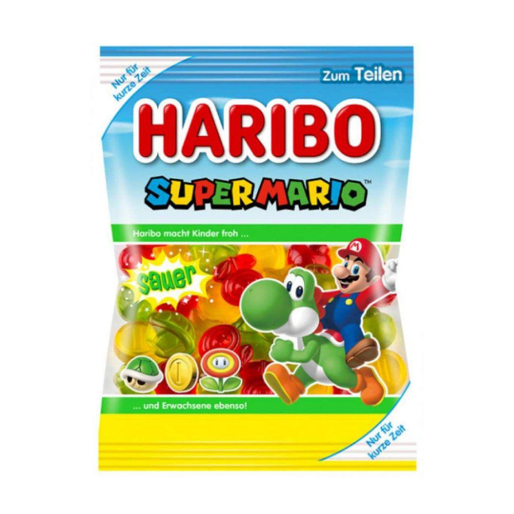 Haribo Super Mario Sour (Germany) 175g - Candy Mail UK