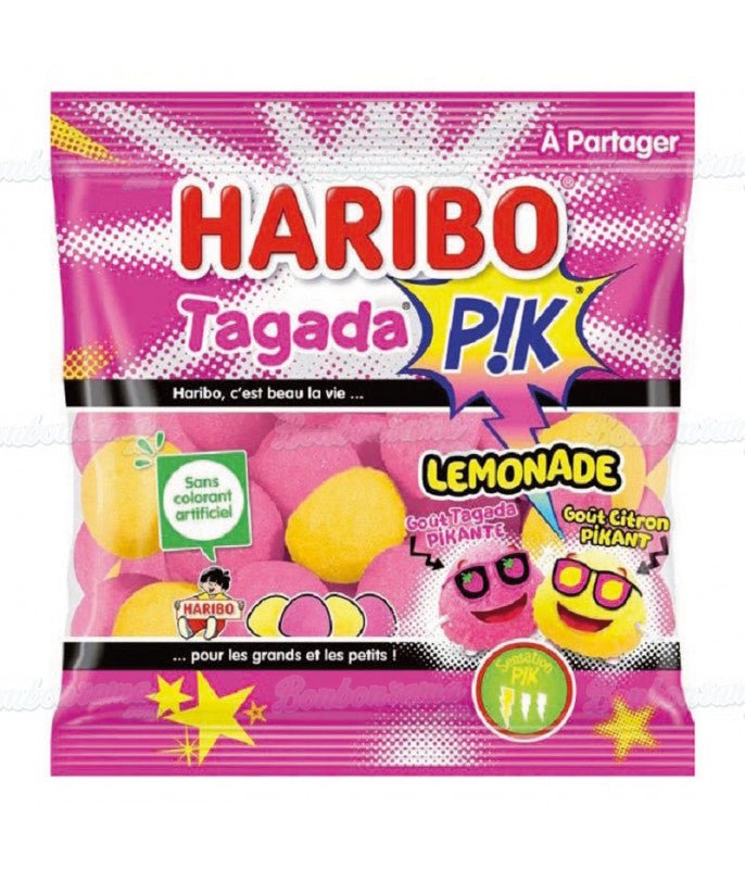 Haribo Tagada PiK Lemonade (France) 100g - Candy Mail UK