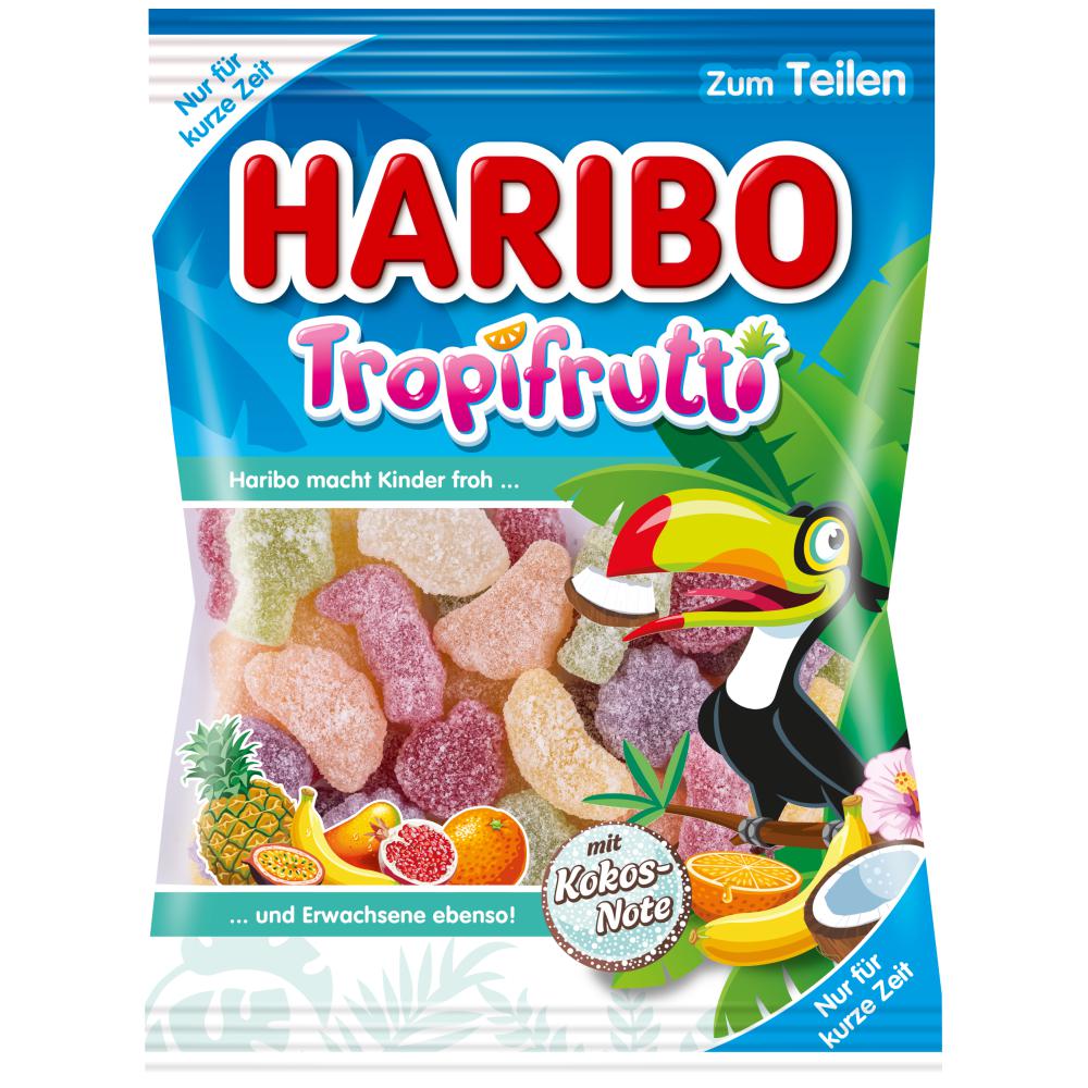 Haribo Troppi frutti Coconut (Germany) 200g - Candy Mail UK